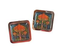 Mixed Up Dolly 'Clifton' Art Deco Chrome Cufflinks