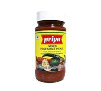 Mixed Veg Pickle FromPriya assorted vegetable savory condiment Product from India 300g Pack of 4