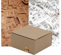 Mixed White and Brown Demerara Cane Sugar Sachets Individually Wrapped Pure Granulated (250 sachets)