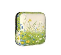 Mixed Wild Meadow Period Proof Storage Bag-Feminine Hygiene Travel Case for Sanitary Pads, Discreet Mensural Pouch for Purse Office