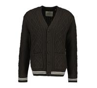 Mixed Wool Cable Knit Cardigan Gant Marron XL