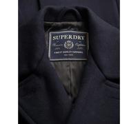 Mixed wool coat Superdry Caban Bleu XL