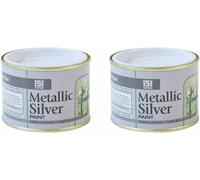 MIXEL 151 Coatings Metallic Silver Paint, indoor and outdoor use, Durable & Weather-Resistant, Versatile Application, Quick Drying, Metallic Silver,180ml (Pack of 2)