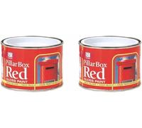 MIXEL 151 Coatings Pillar Box Red Gloss Paint, High Gloss, Non-Drip Gloss Paints, Hard Drying, Long-Lasting, Indoor And Outdoor Use, 180ml (Pack of 2)