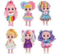 MIXEL 1x Kindi Rainbow Doll Set For Kids, Adorable Face, Vibrant Colour, Eye Catching Theme, Stunning Decorative Pieces, Create Imagination And Creativity