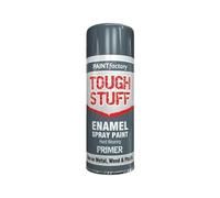 MIXEL All-Purpose Enamel Grey Primer Paint Spray, Quick Drying Formula, Easy To Apply, Suitable for Wood, Plastic, Metal, Interior and Exterior Use, Long-Lasting, 400ml, (1 Pcs)