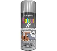 MIXEL All-Purpose Grey Primer Spray Paint, Quick Drying, Indoor and Outdoor Use, Matte Finish, Easy to Apply, Long-Lasting, For Metal, Wood, & Plastic, 250ML (1 PCS)
