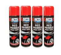 MIXEL All Purpose Red Primer Spray Paint, Resists Chipping, Peeling, And Fading, Quick-Drying Formula, Wide Range Of Applications, Both Indoors And Outdoors, 250ML, (4PCS)