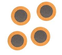 MIXEL Bamboo Heat pad, Round Shaped Design, Durable and Heat Resistance, Compact and Lightweight, Hot Pot Holders, Hot Trivet Stand Mat (Pack of 4)