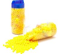 MIXEL BB Pellets Bullets High-Grade Polished Bulldog, Plastic BBS, Balls for Airsoft Gun, Ensuring Reliable And Consistent Performance (1000 BB BULLET IN JAR, YELLOW)