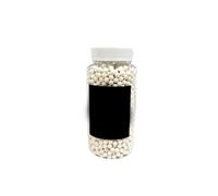 MIXEL BB Pellets Bullets High-Grade Polished Bulldog, Plastic BBS, Balls for Airsoft Gun, Ensuring Reliable And Consistent Performance (2000-0.12 BB BULLET IN JAR, WHITE)