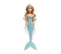 MIXEL Beautiful Mermaid Doll Toy for Girls, Magical Underwater Princess, Long Hair, Glitter Tail, Ocean Fantasy Playset, Gift for Kids Ages 3+ (green)
