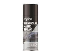 MIXEL Black Spray And Seal Mastic Sealant Spray Paint, Non Cracking, Quick Drying, Easy To Use, Ideal Use For Roof, Window, Pipes, Guttering, Wood, Metal, 300ml (1Pcs)