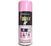 MIXEL Bubblegum Pink Gloss Spray Paint, Quick-Drying Formula, Easy-To-Apply, Long-Lasting, Ideal For Crafting, DIY, Automotive, Home Décor, Indoor And Outdoor Use, 400ml, (1 Pcs)