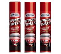 MIXEL Car Pride Spray Wax, Effortlessly Removes Dust, Dirt, Ensures Long-Lasting Cleanliness, Streak-Free, Residue-Free Finish, Perfect For Cars, Bikes, SUVs, Superfast Formula, 300ml (3 Pcs)