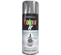 MIXEL Chrome Effect Gloss Spray Paint, Quick Drying Formula, DIY Projects, Ideal For Enhancing Metal, Wood, Plastic, Glass, Perfect For Crafting, Automotive, 400ml, (1 Pcs)