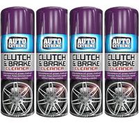 MIXEL Clutch & Brake Cleaner, Fast-Drying, Effectively Removes Dirt, Grease, Oil, Brake Dust, Ideal For Mechanic Use Or DIY Repairs, Quick And Easy Application, 400ml, (4 Pcs)