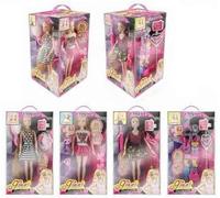 MIXEL Dazzling Doll Set For Kids With Fashion Accessories, Imaginative Play, Express Creativity, Creativity And Passion, Endless Mix-And-Match, Vibrant Colors, Modern Cuts, And Stylish,