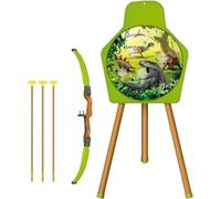 MIXEL Dinosaur Shooting Archery Set, Target Board with Suction Cup 3 Arrows Included, Both Indoors and Outdoors, Safe & Durable, Game For Kids, Hand-Eye Coordination