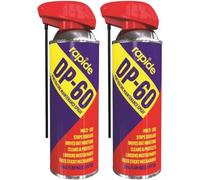 MIXEL DP-60 Penetrating Maintenance Spray, DIY Enthusiasts, Rust Removal, Lubrication, Long-Lasting Protection, Ideal for Use in Automotive, Industrial, 400ml, (2 Pcs)