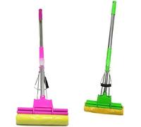MIXEL Expandable Cleaning Squeeze Mop, Adjustable Telescopic Handle, Squeeze Mechanism, Easy To Use, Durable and Long-Lasting, Versatile Cleaning, Assorted Colours, Lightweight