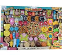 MIXEL Fast Food Toy Play Set for Kids, Sparking Imaginative Role-Play, Easy for Kids, Lightweight and Compact, Hand Muscles and Improve Coordination, Hand-Eye Coordination and Dexterity,