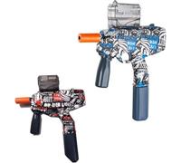 MIXEL Gel Ball Blaster G-U-N Play For Kids, 2-IN-1 Dual Mode, Water Absorbing Bullet, Electric Gel Ball Blasting, Outdoor Activities for Boys and Girls, Assorted Colour