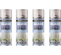 MIXEL Glass Frosting Spray, DIY enthusiasts, Easy-to-Use, UV Protection, Compact And Portable, Ideal For Privacy, Security, Windows, Mirrors, Decorating 400ml, (4 Pcs)