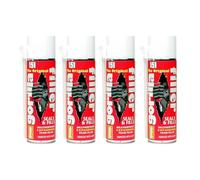 MIXEL Gorilla Filler Weatherproof Expanding Foam Filler 500ML, Weatherproof Formulation, Long-Lasting Durability, Ideal For Both Indoor And Outdoor Use, (4 Pcs)