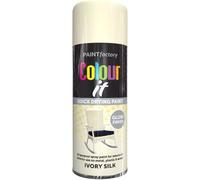 MIXEL Ivory Silk Gloss Finish Spray Paint, Quick Drying Formula, DIY Projects, Ideal For Wood, Metal, Plastic, Perfect For Crafting, Home Décor, Interior & Exterior Use, 400ml, (1 Pcs)