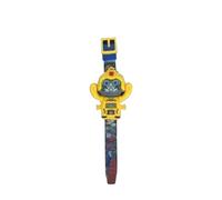 MIXEL Kids Autobots Face Changing Watch, Durable and Sturdy Design, Vibrant Colour, Eye Catching Theme, Easy to Use, Portable and Lightweight, Ideal Birthday Gift (Yellow)