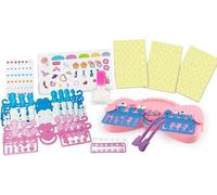 MIXEL Manicure Nail Art Kit For Kids, Easy To Use, Comfortable, Fun And Encouraging, Safe And Mess-Free, Develop Fine Motor Skills