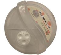 MIXEL Microwave Food Plate Dish Cover, Microwave Splatter Guard Lid with Steam Vents, Transparent, Dish Cover, Kitchen Cooking (6PCS)