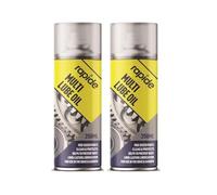 MIXEL Multi Lube Oil Spray, Fast Drying Formula, Easy-to-Apply, DIY Enthusiast, Protection Against Rust, Corrosion, Wear, Ideal for Machines, Tools, Gears, Chains, Motors, 250ml, (2 Pcs)