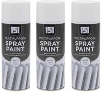 MIXEL Multipurpose White Gloss Spray Paint, Quick-Drying Formula, DIY Enthusiasts, Long-Lasting Results on Wood, Metal, Plastic, Interior and Exterior Use, 400ml, (3 Pcs)