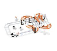 MIXEL Outer Space Track Playset, Battery Operated Shuttle Train with Astronauts, Rocket & Satellite, Toy for Boys & Girls Ages 3+