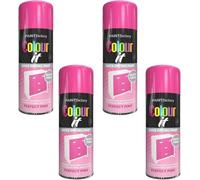 MIXEL Perfect Pink Gloss Spray Paint, Quick Drying Formula, Long-Lasting, Easy-to-Apply, Ideal for Craft Projects, Home Décor, Furniture, Automotive, Interior and Exterior Use, 250ml, (4 Pcs)