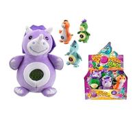 MIXEL Plush Dinosaur Belly Poppers, Soft & Huggable Design, Bright & Playful, Great for Sensory Play, Stress Relief , Perfect for Kids & Adult (6PCS)