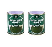 MIXEL Racing Green Non-Drip Gloss Paint, Easy to Apply, Quick-Drying, Perfect for Use on Metal, Wood, Home Décor, UV-Resistant, Interior and Exterior Use, 300ml, (2 Pcs)