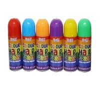 MIXEL Rainbow Colour Hair Spray, Easy to Apply and Remove, Temporary, Washable, Ideal for Parties, Festivals, Special Occasions, Quick Drying, Random Colour, 200ml, (Rainbow, 4 Pcs)