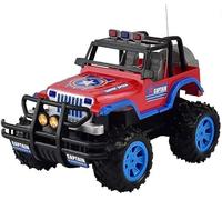 MIXEL RC Captain Jeep Toy For Kids, 360 Degree Rotation, Flashing LED Light, Vibrant Colour, Battery Operated- USB Charger, Promote Motor Skills