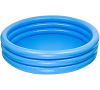MIXEL Ring Crystal Blue Pool, Spacious Design, Durable & Safe, Outdoor summer fun, Compact and foldable, Round Shape, Summer Fun For All, 45″ X 10″ 3