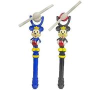 MIXEL Rotating Mickey Mouse Spinning Wand, Rotating Pinwheel Projection, Glowing LED Light, Eye Catching Design, Vibrant Colour, Delightful Music, Magical Wand Play Toy, Random colour
