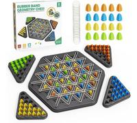 MIXEL Rubber Geometry Chess, Hand-Eye Coordination, Long-Lasting Enjoyment, Social Interaction and Learning, Dexterity and Focus, Mental and Physical Engagement