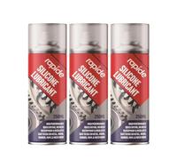 MIXEL Silicone Lubricant Spray, Reducing Friction and Wear, Easy-to-Apply, Perfect for Household, Automotive, Industrial Use, Ideal for Seals, Hinges, Cables, Bearings, 250ml, (3 Pcs)
