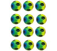 MIXEL Soft Foam Sponge Football, Durable And Flexible, Vibrant Colour, Lightweight And Easy To Catch, Outdoor And Indoor Football, Promote Physical Activity, Random Colour (12Pcs)