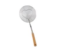 MIXEL Solid Stainless Steel Spider Strainer Skimmer Ladle for Cooking, Corrosion-Resistant and Built to Withstand Heavy Use, Multi-Functional Tool, Secure and Comfortable Grip, 20cm