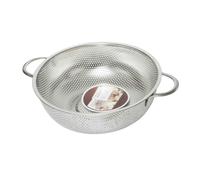 MIXEL Stainless Steel Rice Colander, Durability and Long-Lasting Performance, Easy to Grip, Rust and Corrosion-Resistant, Ideal for Rinsing Rice, Lentils, Pasta, Fruits, Vegetables, (22cm)