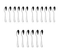 MIXEL Stainless Steel Teaspoon, Elegant Mirror Finish Touch, Lightweight and Portable, Versatile & Various Uses, Ergonomic Design, Comfortable Grip, Easy to Clean, Great Housewarming Gift (18 PCS)