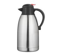 MIXEL Stainless Steel Thermal Coffee Jug, Double-Walled Vacuum, Durable, Rust-Resistant, Spill-Proof, Easy to Clean & Maintain, Long Lasting and Versatile,1.2litre